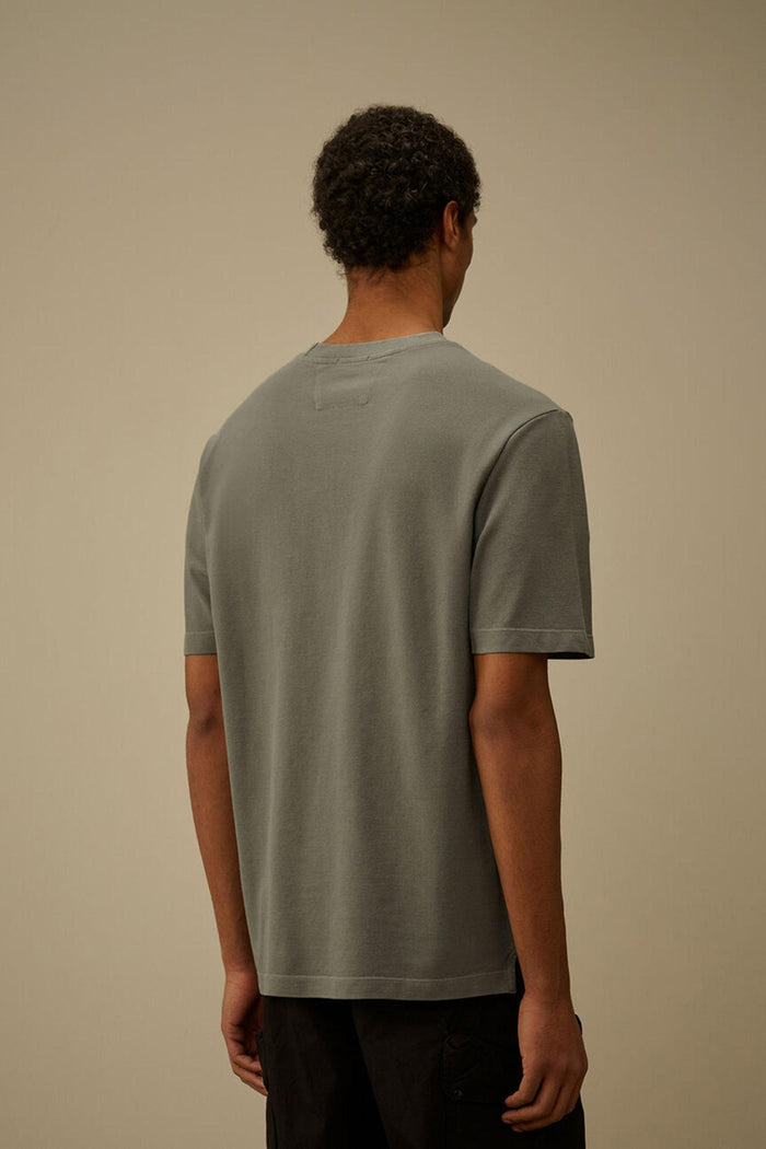 T-shirt a maniche corte tinta in capo 24/1-3