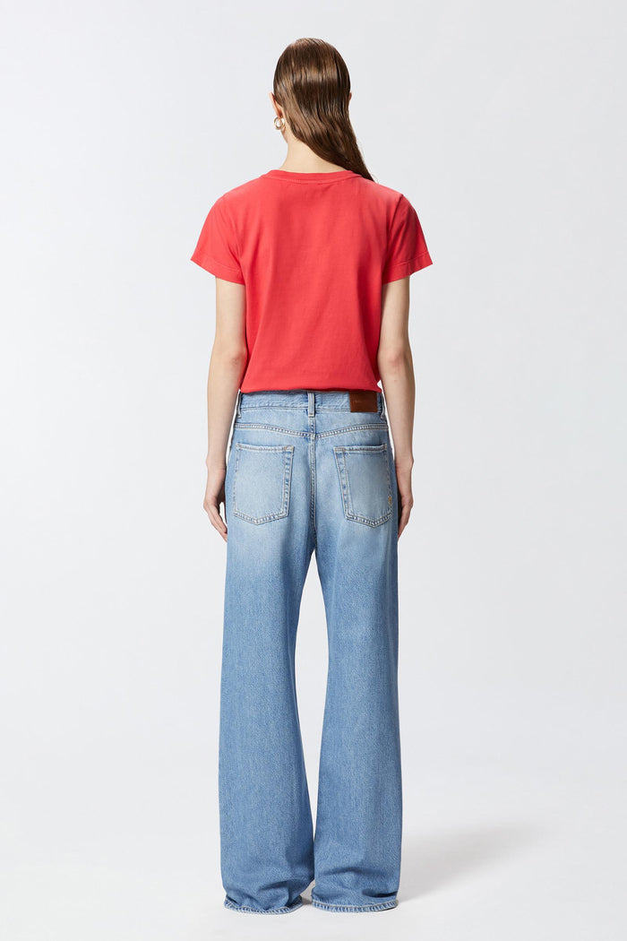 T-shirt mini logo PINKO-4