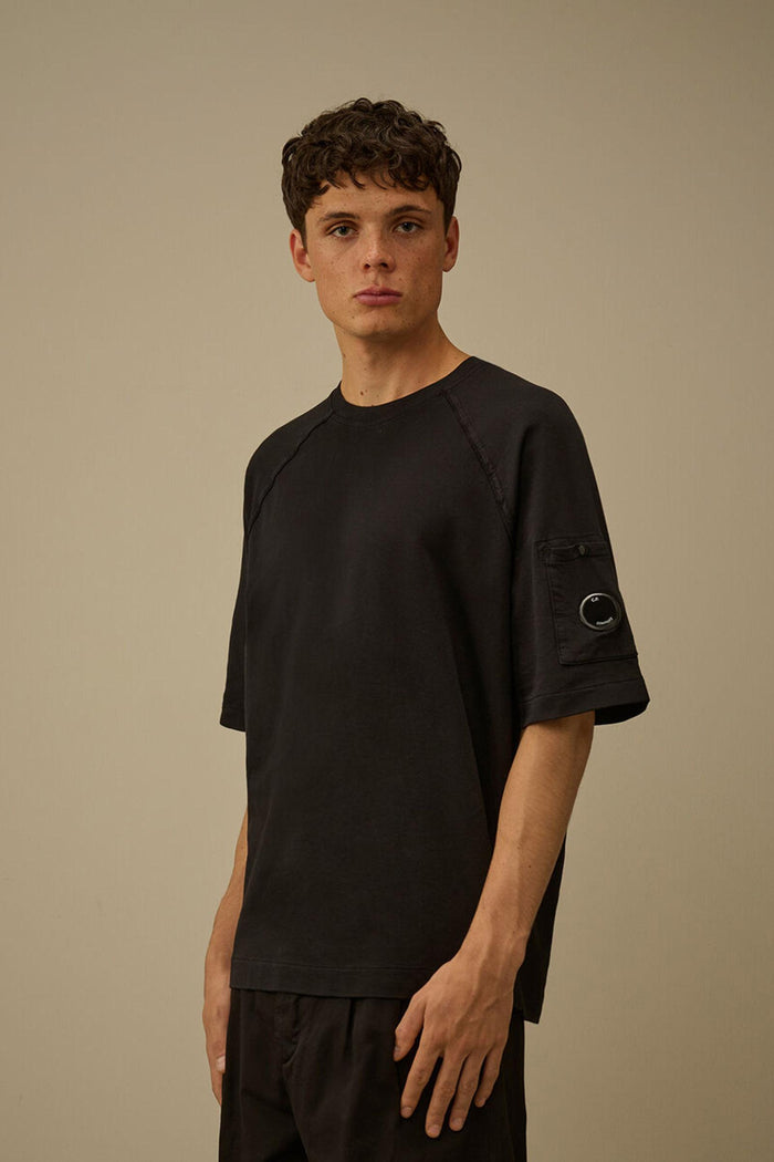 Felpa leggera a maniche corte in pile-2