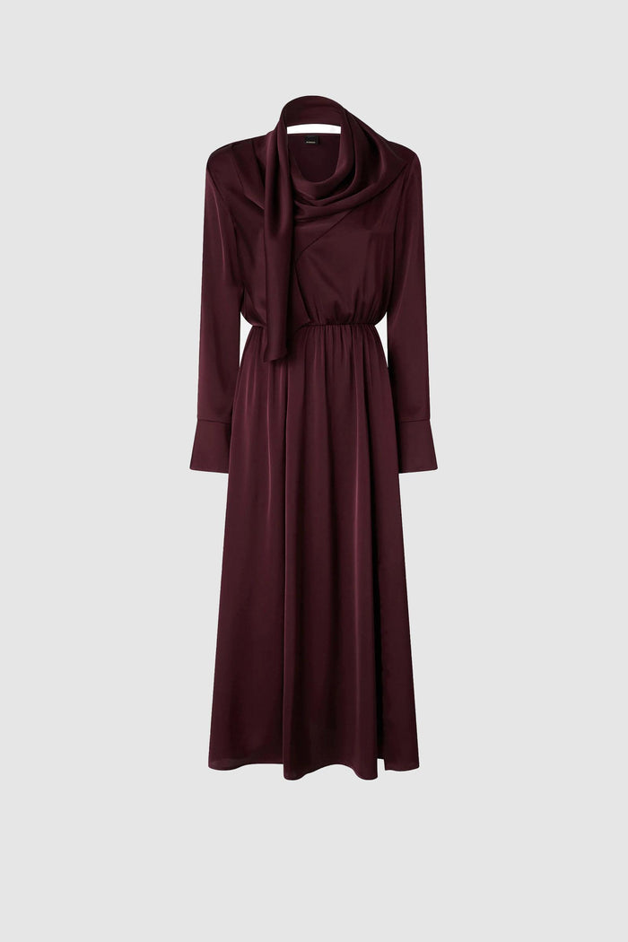 Vestito lungo con fusciacca