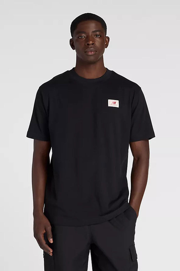T-shirt con etichetta tessuta-2
