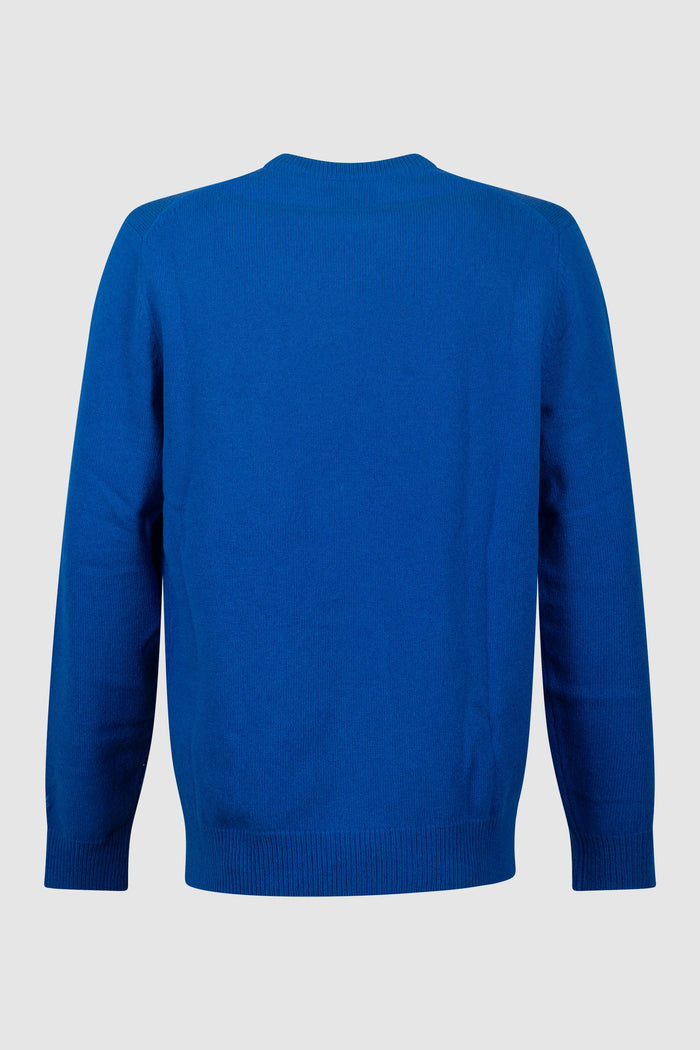 Maglione Girocollo Blu-2