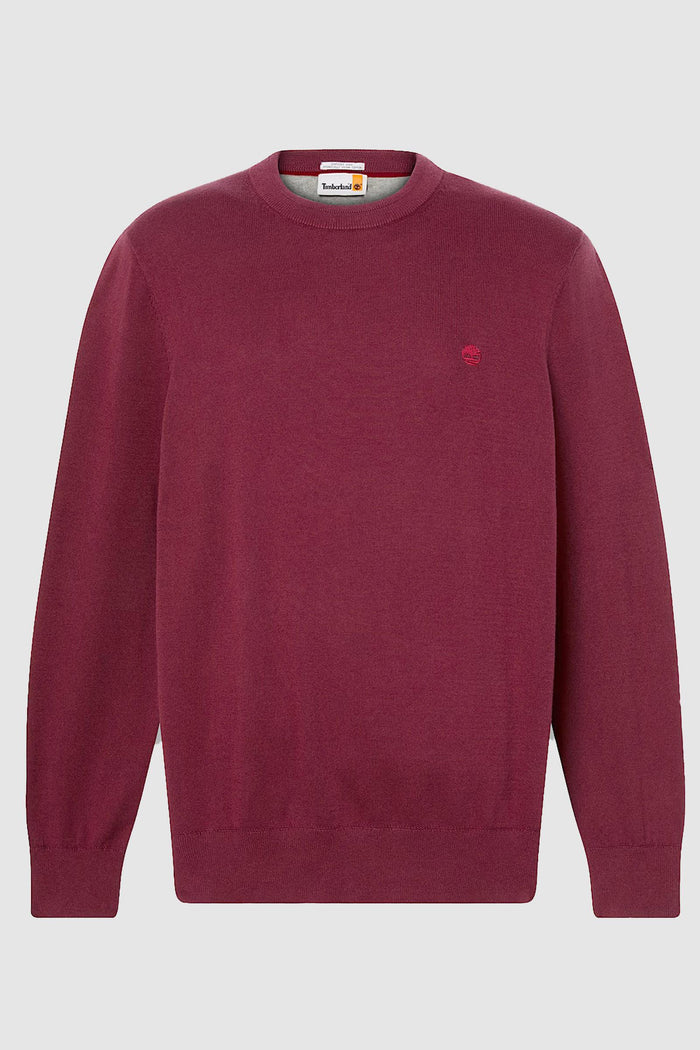 Maglione in Cotone Williams River da Uomo in bordeaux