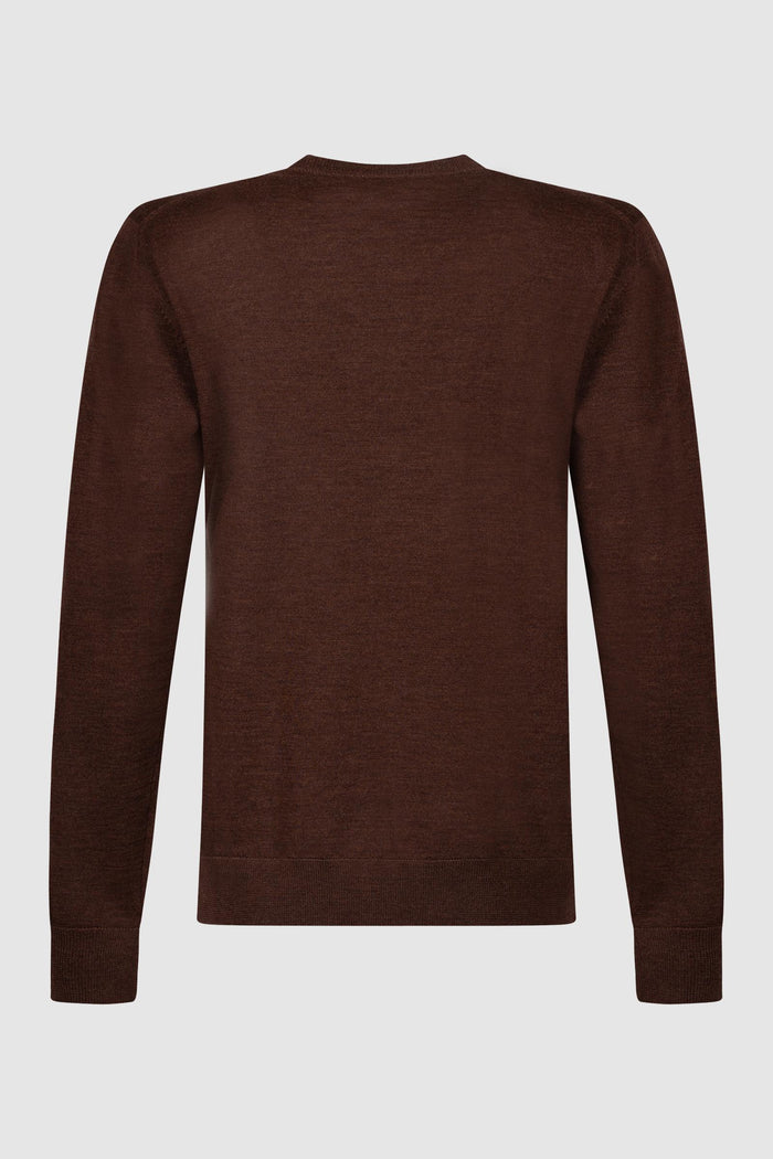 Maglia leggera girocollo in lana extrafine-2