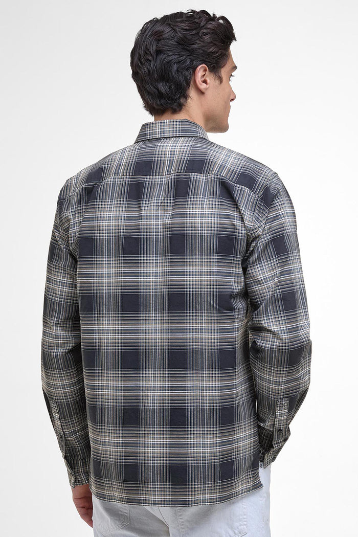 Camicia a quadri Hall a maniche lunghe-2