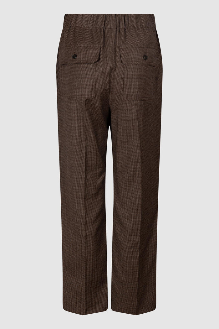 Pantaloni in lana fantasia micro-check-2