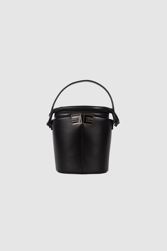 Borsa a secchiello con dettaglio logo-1