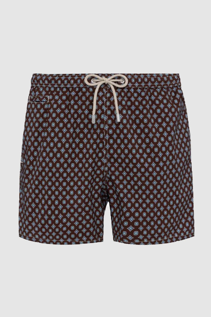 Costume mare Comfort Light con stampa cravatta-1