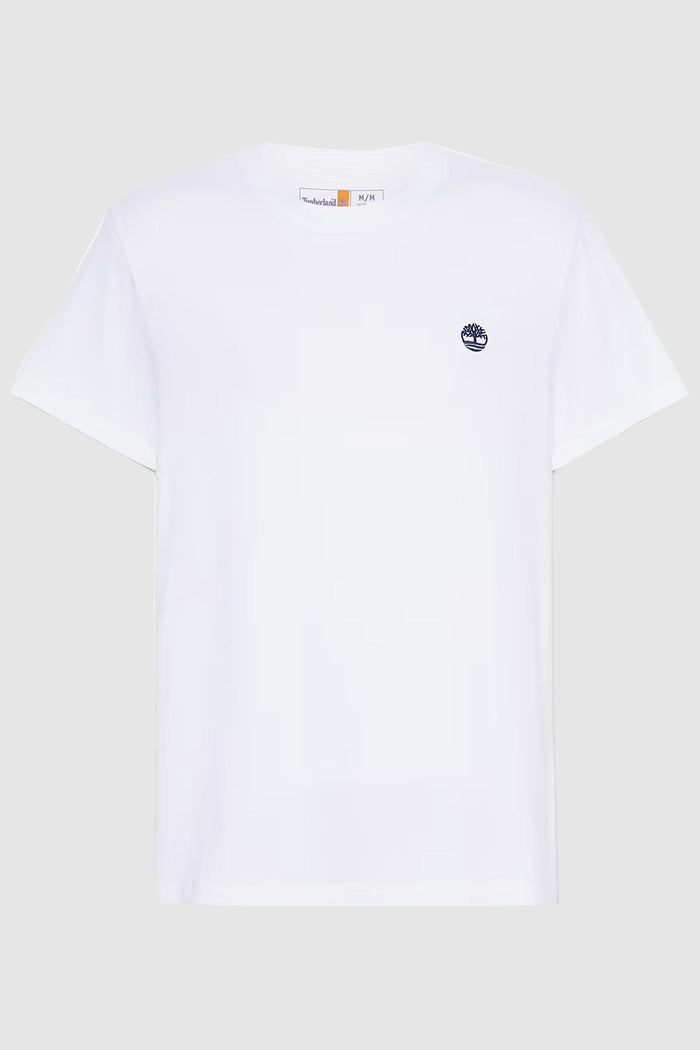 T-shirt a Maniche Corte Dunstan River da Uomo in bianco