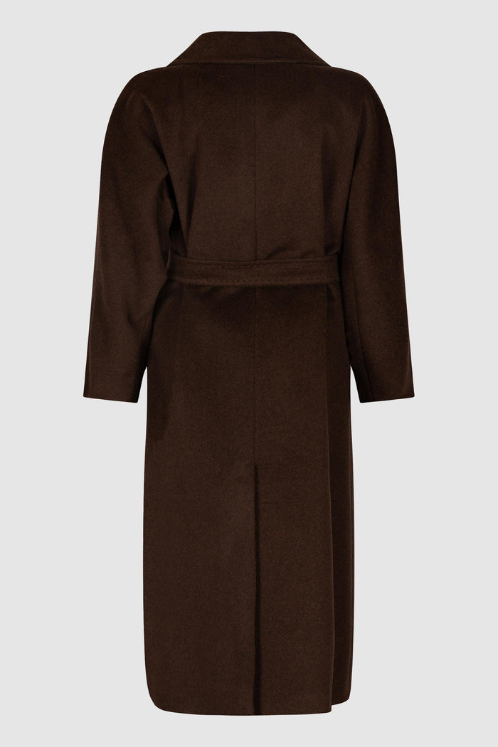 Cappotto con Cintura in Lana-2