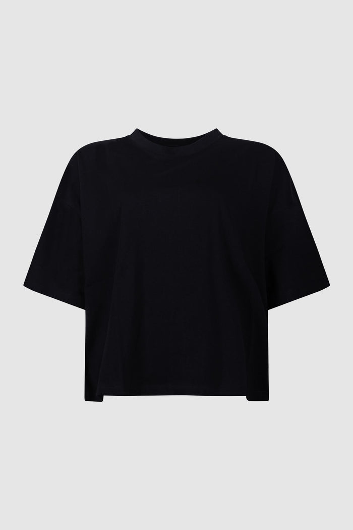 T-shirt over blu