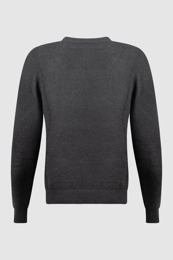 Maglia Girocollo in Lana e Viscos-2