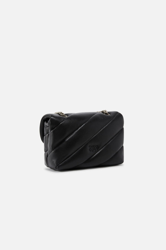Borsa a tracolla piccola Love Bag Puff in nappa trapuntata-2