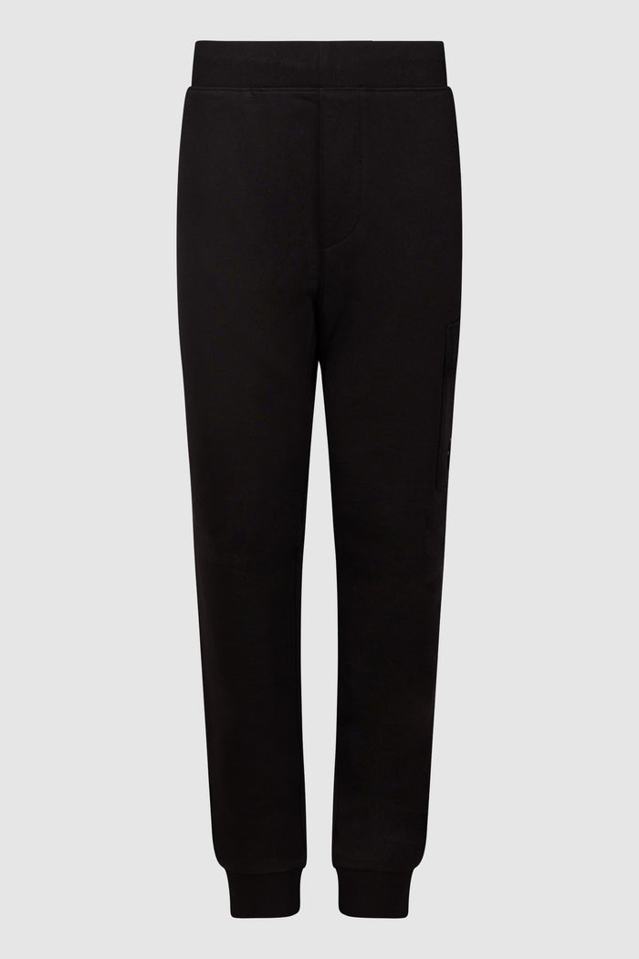 Jogger in cotone con tasca laterale-1