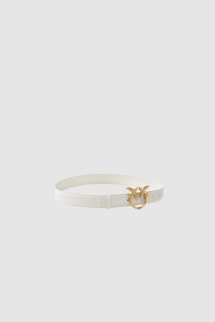 Cintura Love Birds in pelle 3cm