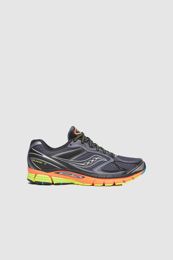 Scarpa Running Uomo Saucony Guide 7 - Nero/Grigio Multicolor