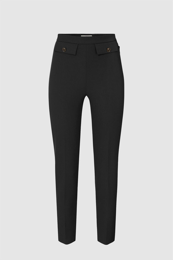 Pantaloni in doppio crêpe