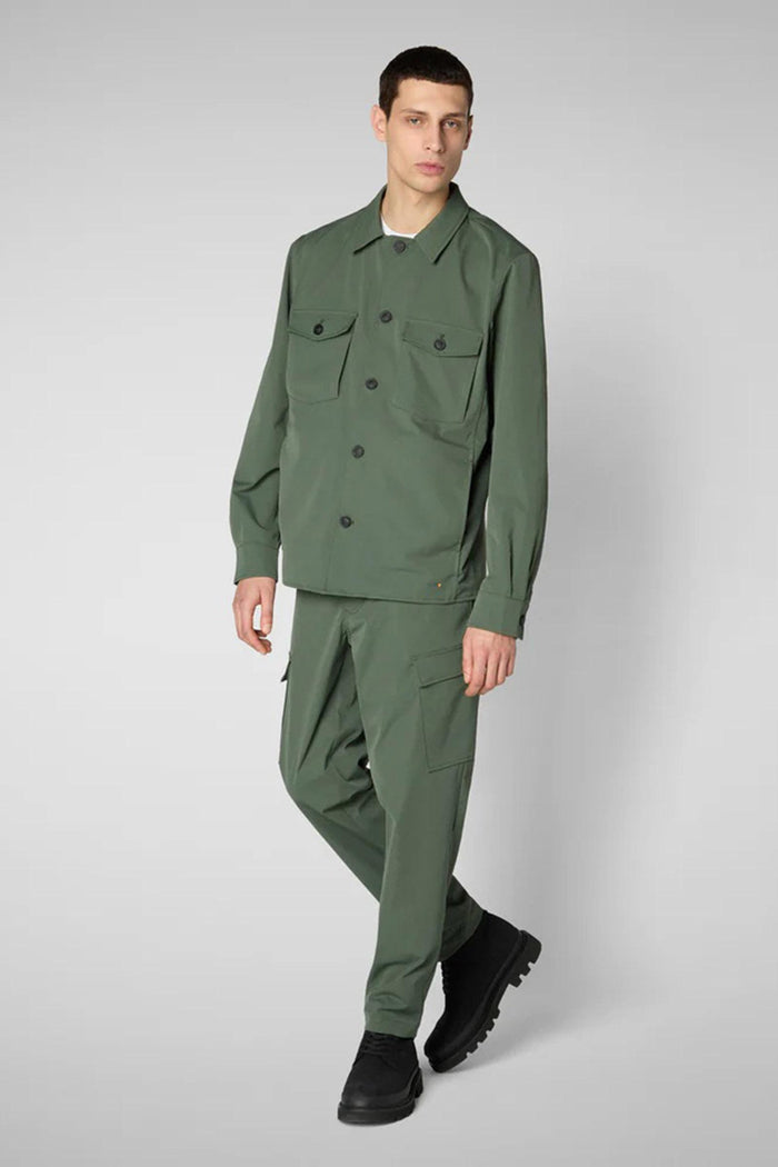 Giacca uomo Bard verde timo-4