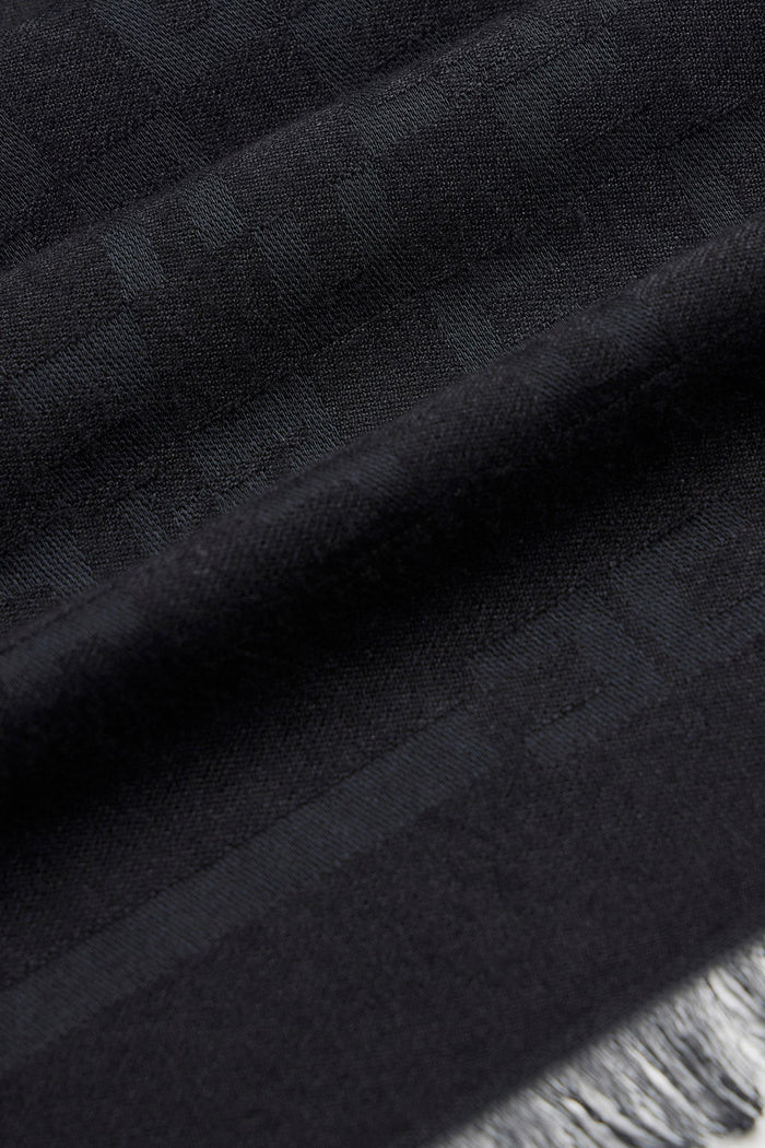Sciarpa con pattern logo-2