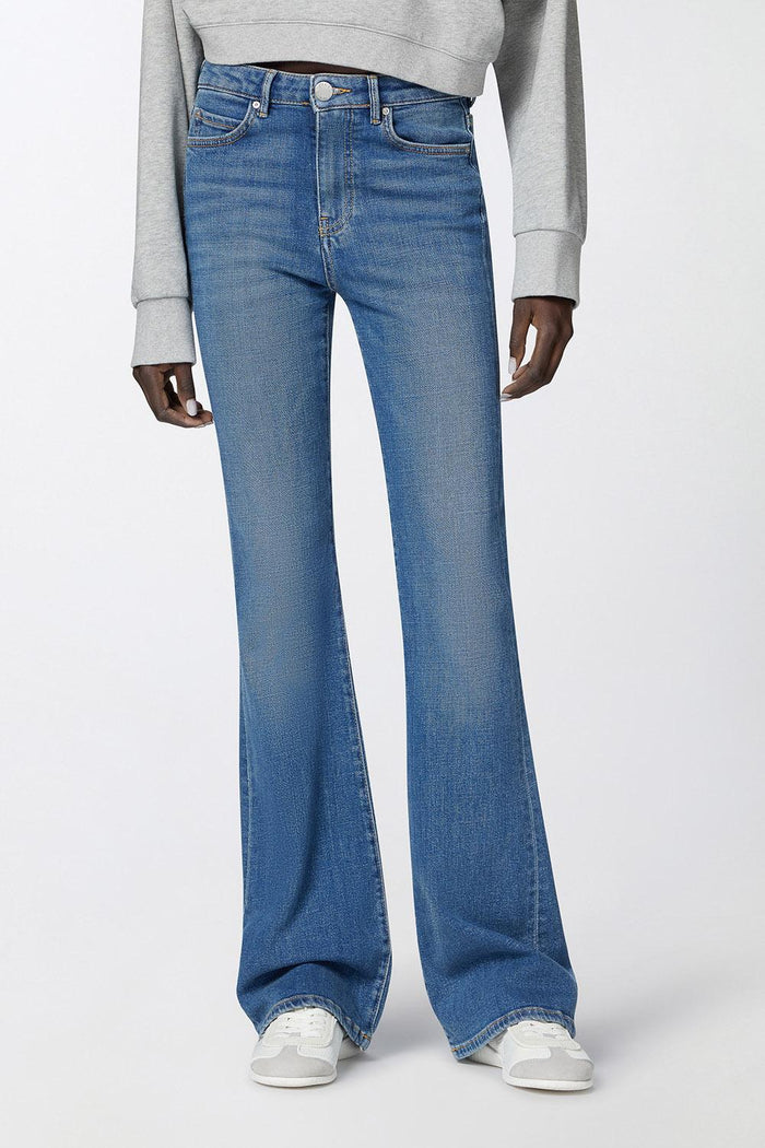 Jeans a zampa denim vintage-3