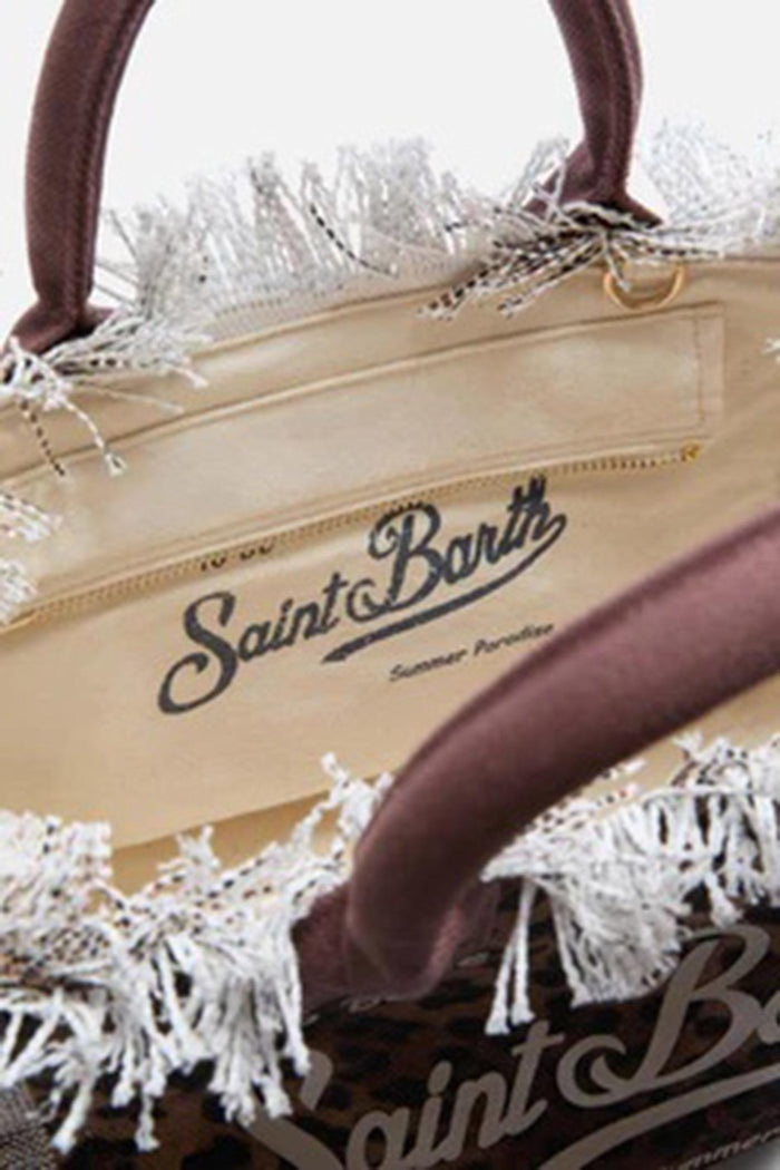 Borsa Colette in canvas con fantasia leopardata-6