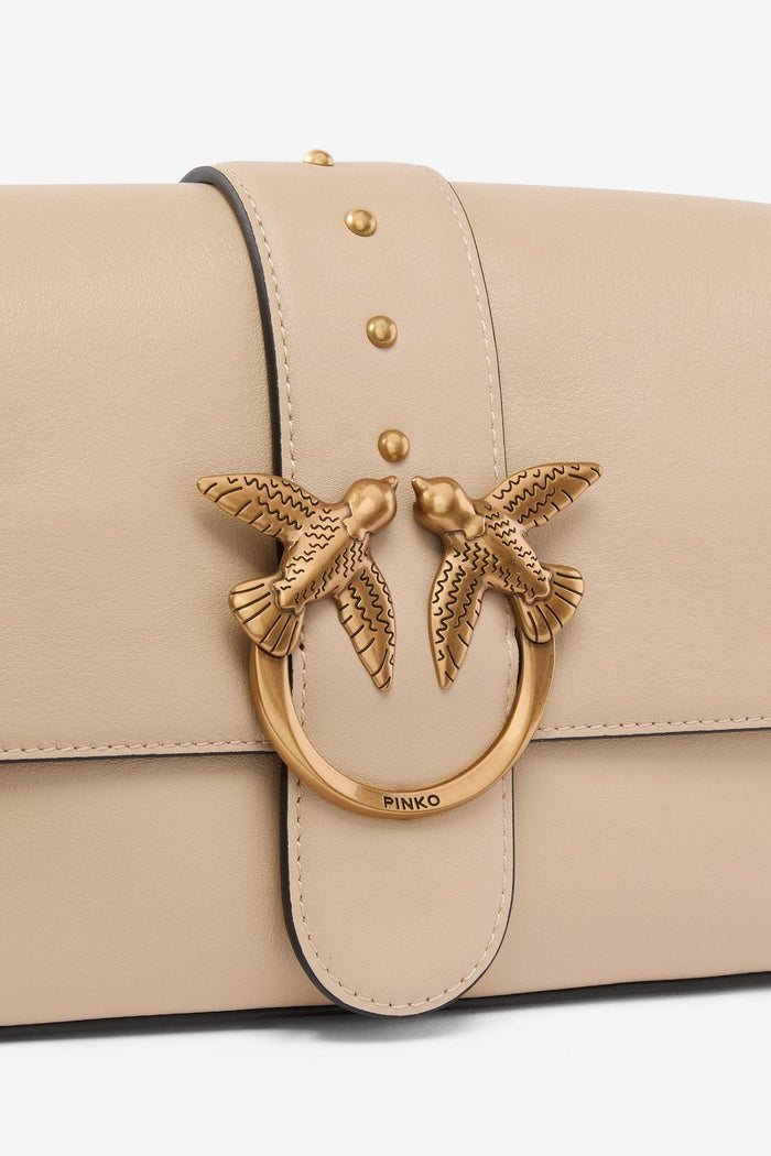 Borsa a spalla media Love Bag Slouchy in pelle-3