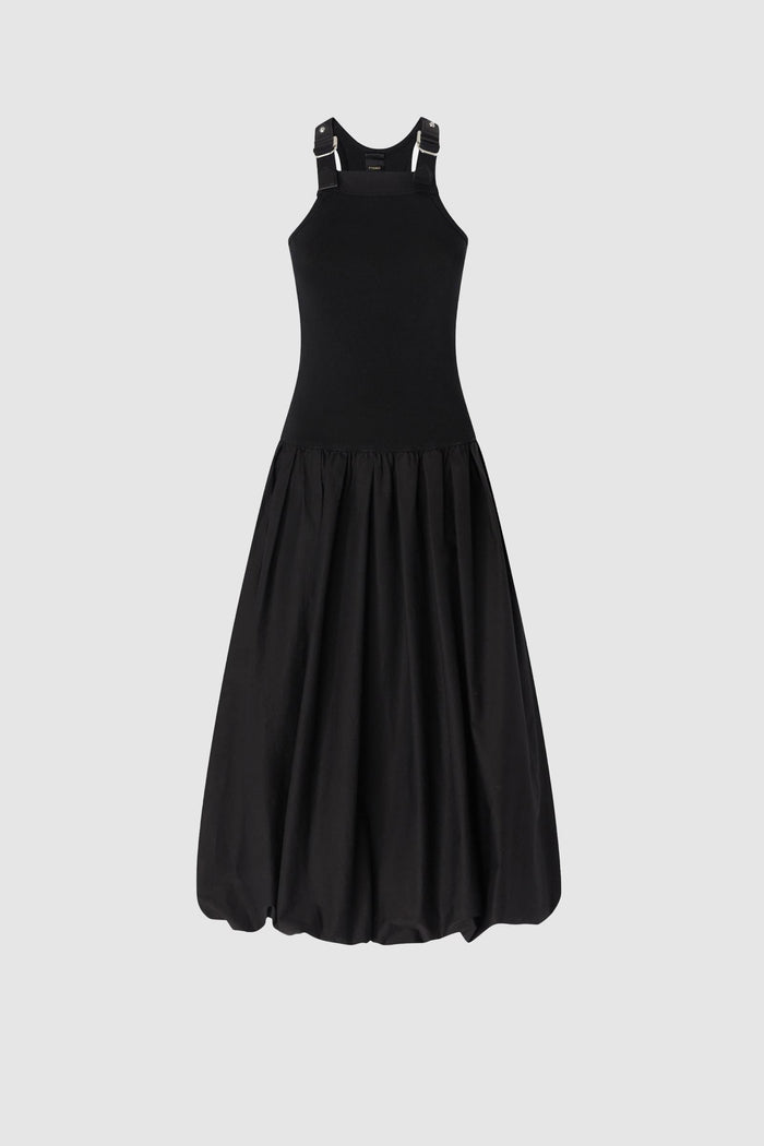 Vestito midi gonna a palloncino
