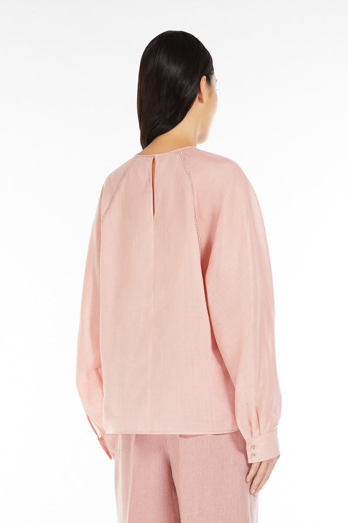 Blusa in garza ramiè-3