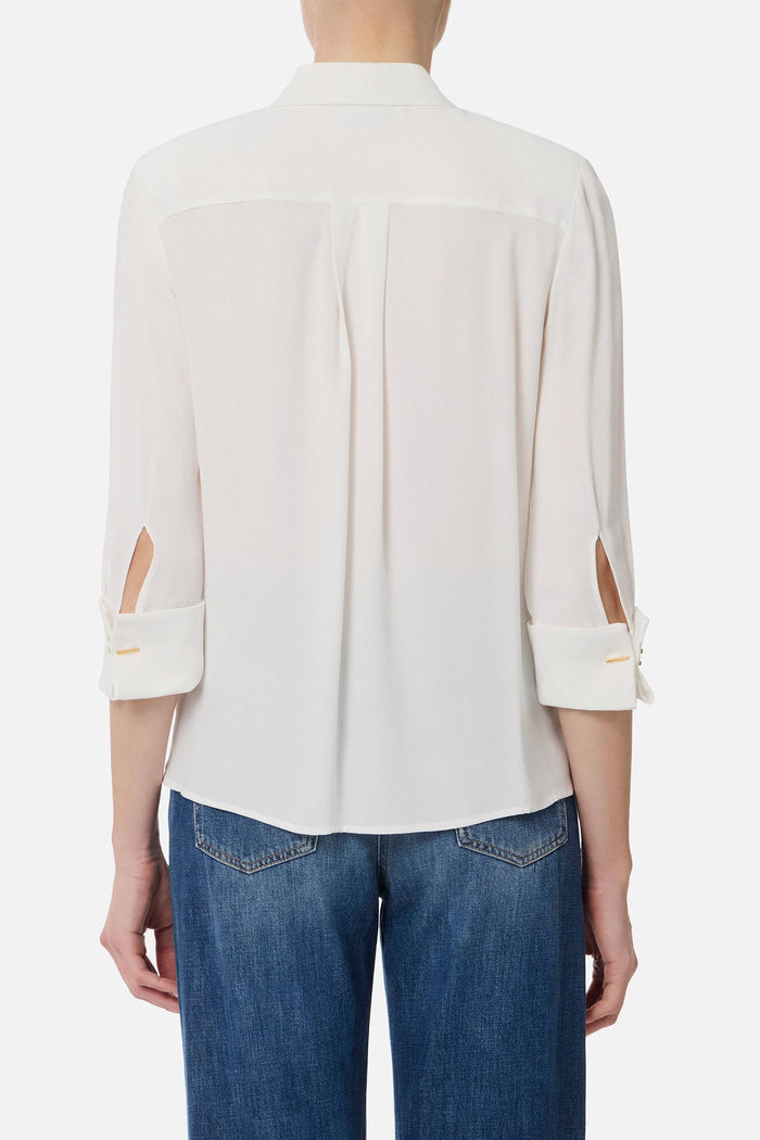 Camicia in georgette di viscosa-4