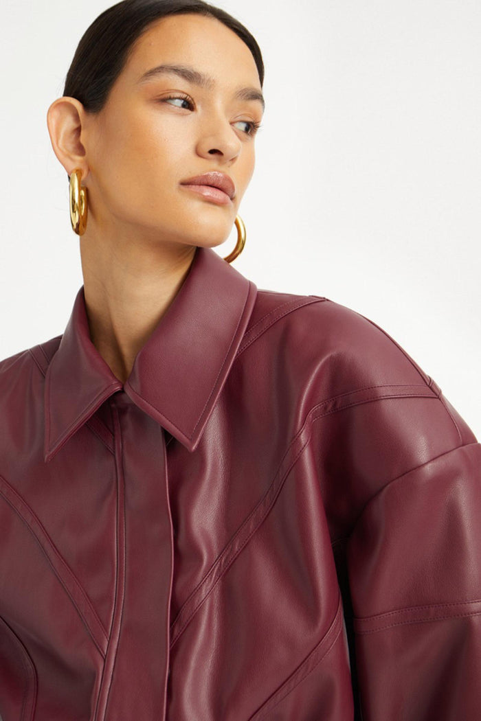 Giubbotto Bomber Bordeaux-4