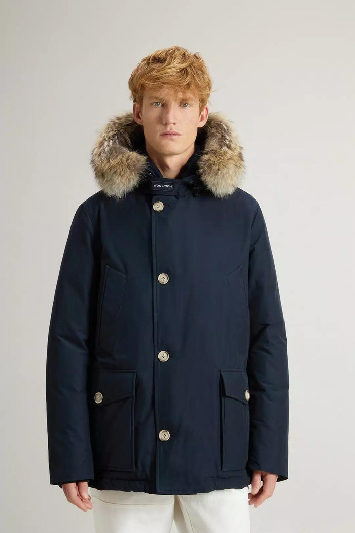 Arctic Anorak in Ramar Cloth con pelliccia removibile-2