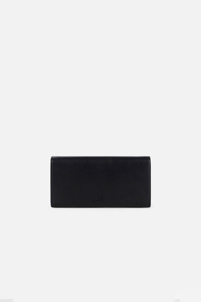 Clutch con tracolla e placca logo-2