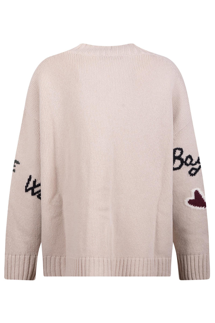 Weekend Max Mara - Cardigan 'Estasi' Oversize con Intarsi Ricamati-3