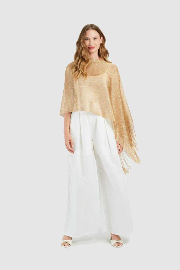 Poncho in maglia di paillettes RAPHAELLE