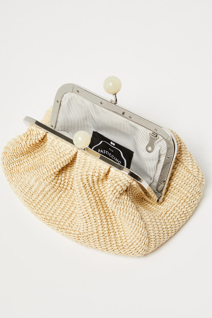 Pasticcino Bag small raffia effect-6