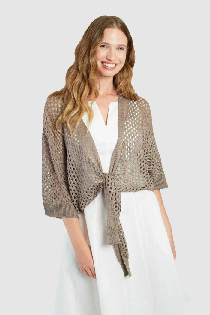 Gilet in maglia traforata PEGGY