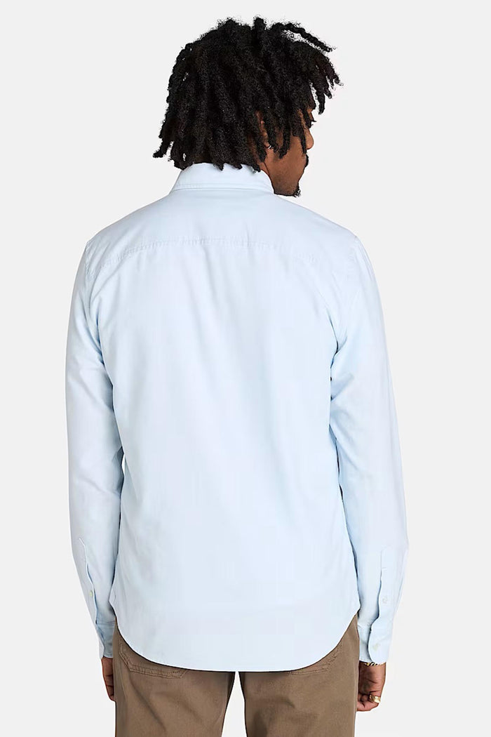 Camicia Oxford da Uomo in blu-4