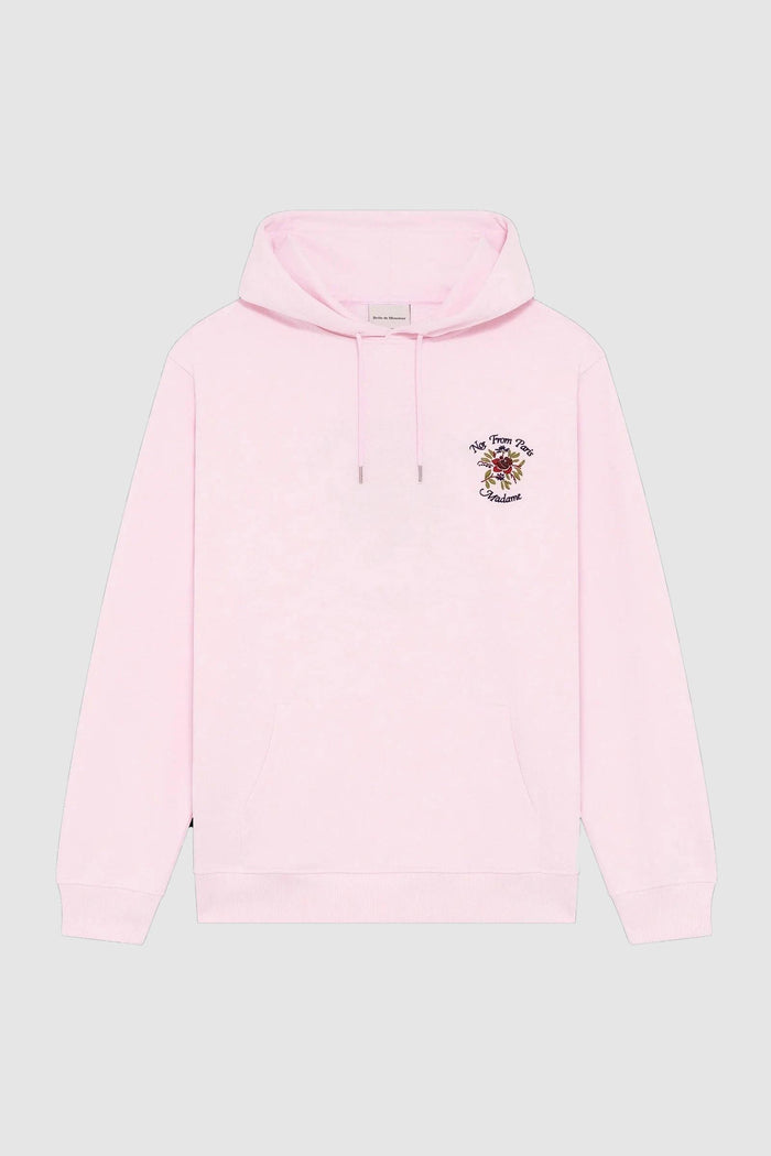 Felpa con cappuccio Slogan Rose