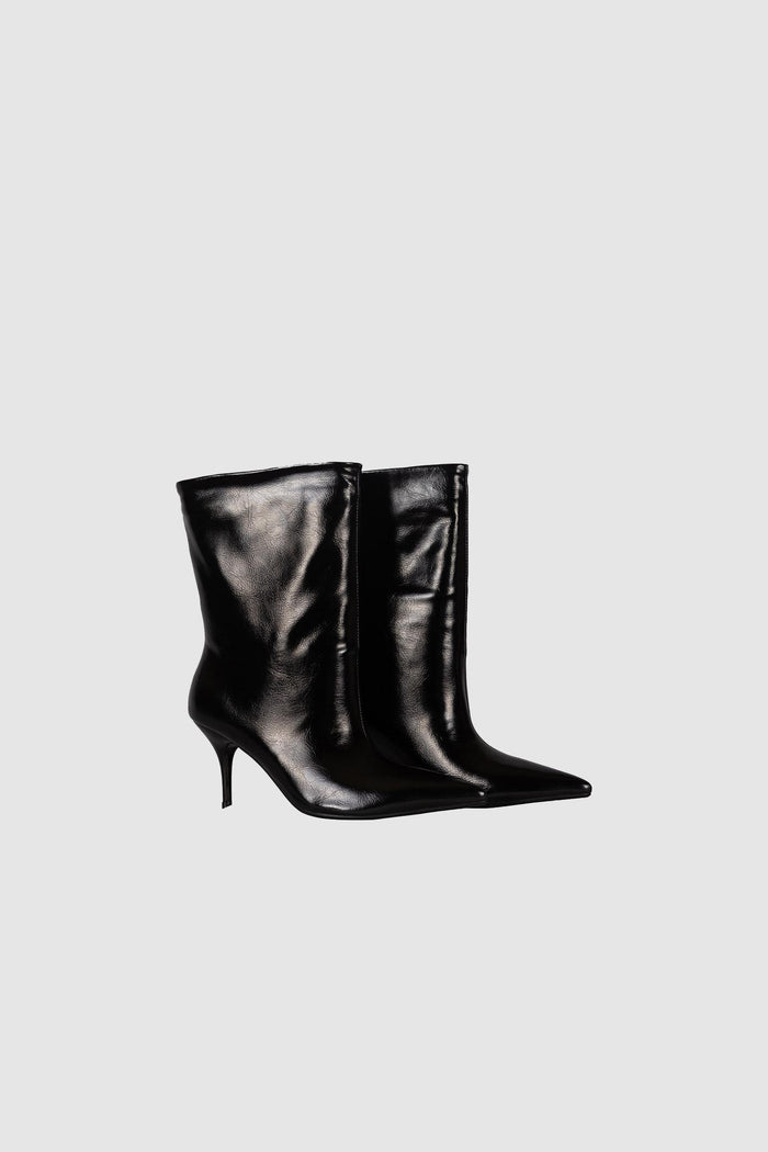 Stivale in pelle nera-3