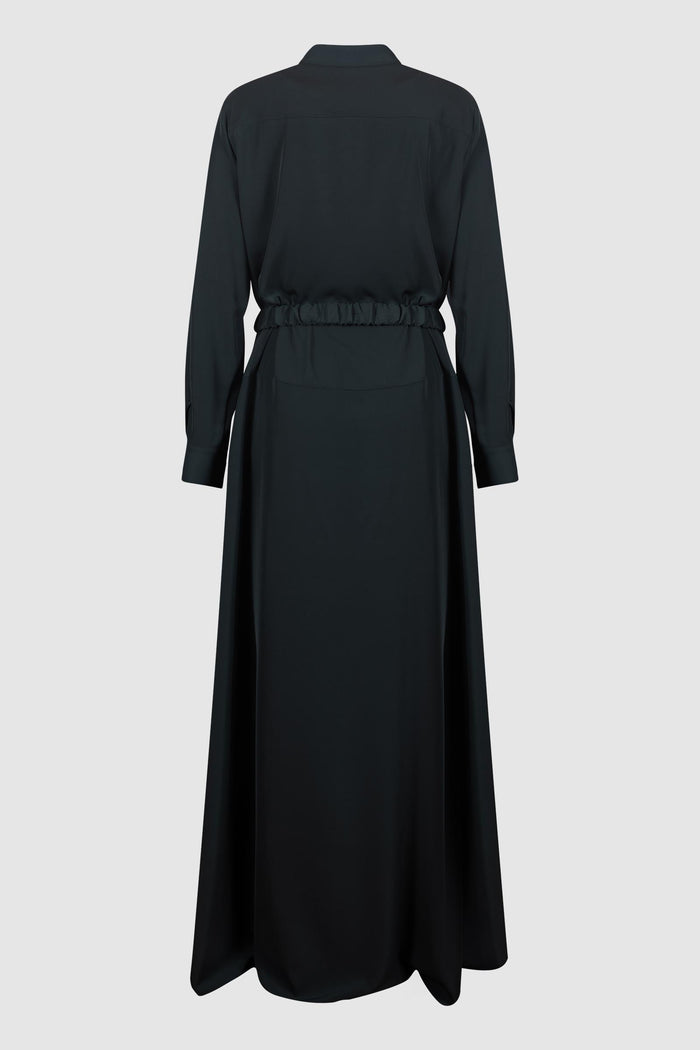 Abito Chemisier Lungo con Cintura Love Birds-2