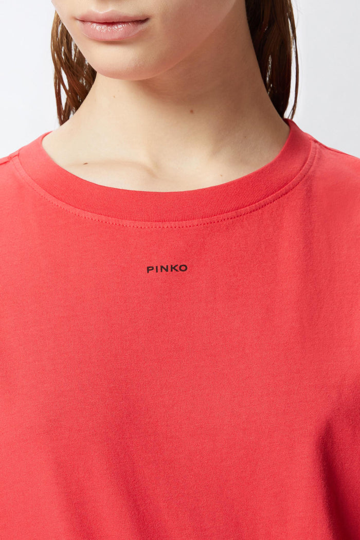 T-shirt mini logo PINKO-5