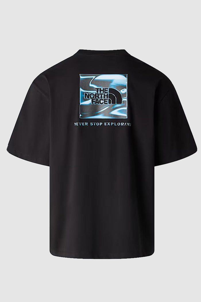 T-shirt Liquid NSE Box Oversized Graphic da uomo-2