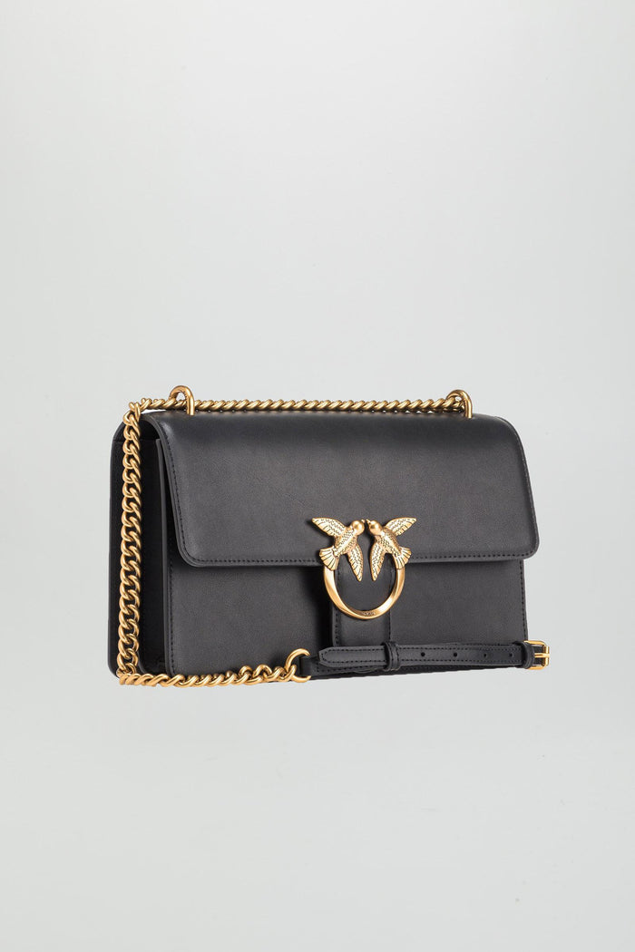 Borsa a tracolla media Love Bag in pelle liscia-2