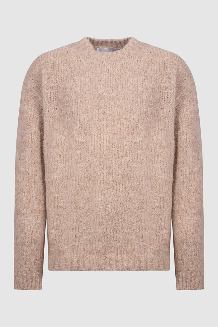 Maglione in maglia spazzolata-1