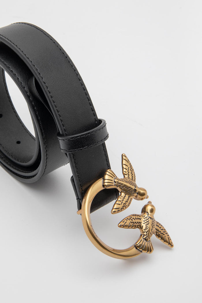Cintura Love Birds in pelle 3cm-2