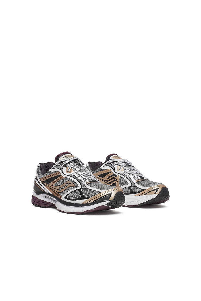 Scarpa Running Uomo Saucony Guide 7 - Grigio/Beige Bordeaux-3