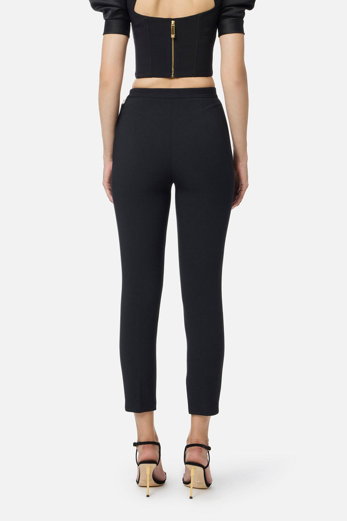 Pantaloni in doppio crêpe-4