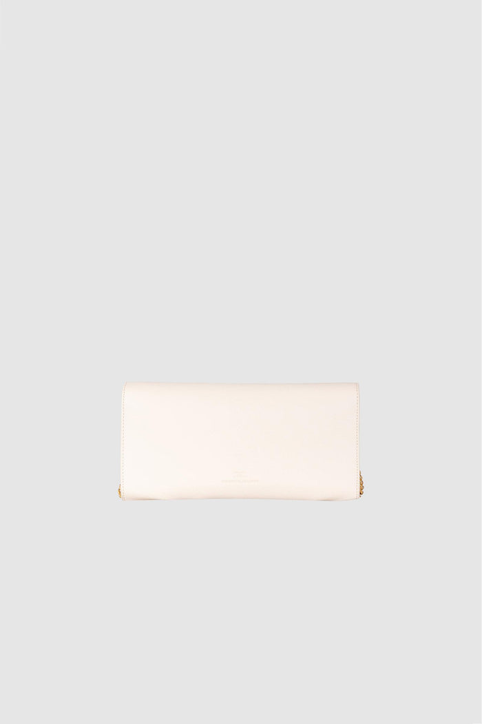 Clutch con tracolla e placca logo-2