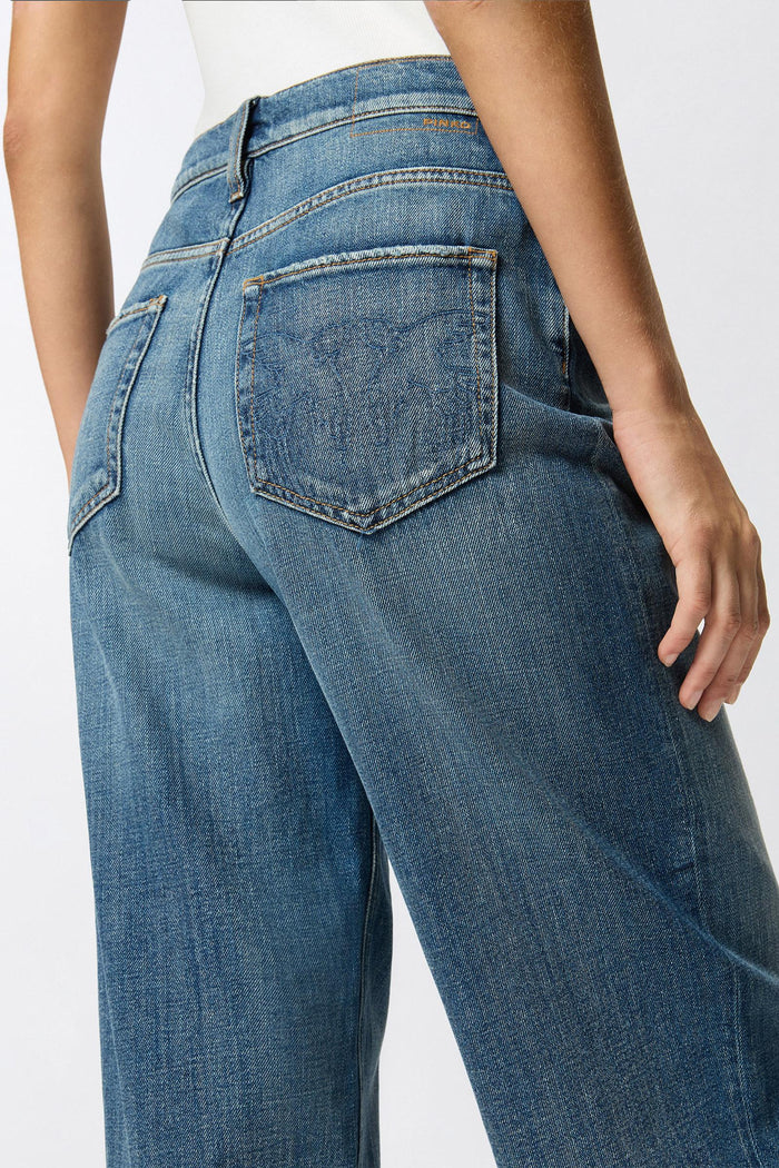 Jeans balloon in denim morbido-6