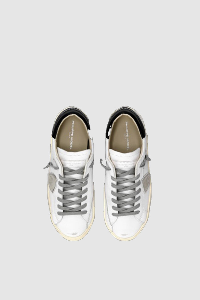 Sneakers Prsx Uomo, Bianco Nero-4